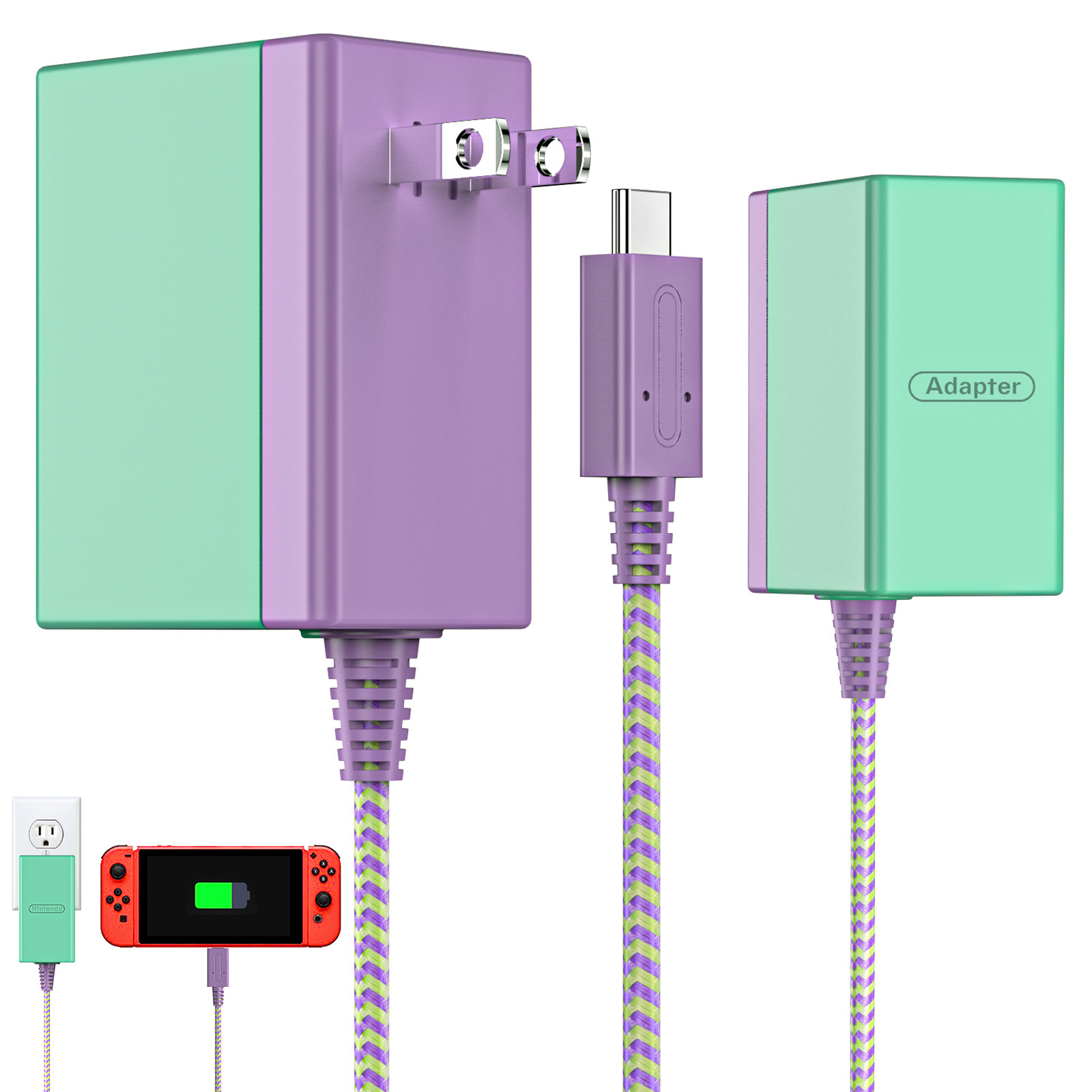 NS充电器动森版日美...